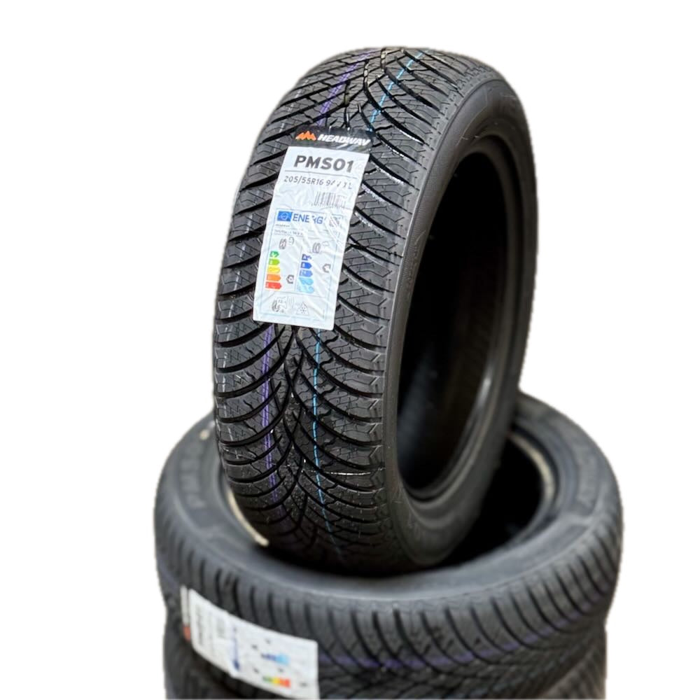 205/55R16 All-Weather Tires In Vancouver | 3PMSF Snowflake | M+S | Headway PMS01 | Affordable, EV Ready