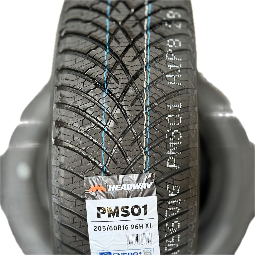205/60R16 All-Weather Tires In Vancouver | 3PMSF Snowflake | M+S | Headway PMS01 | Affordable, EV Ready