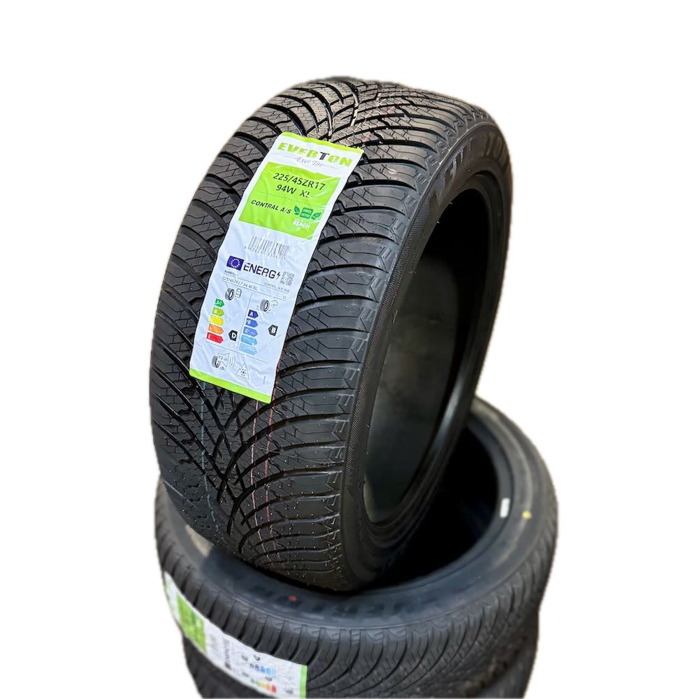 225/45ZR17 All-Weather Tires In Vancouver | 3PMSF Snowflake | M+S | Everton Contral A/S | Affordable, EV Ready